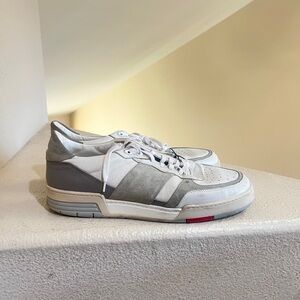 Collegium ‘DEVASTATOR’ Low Platinum Suede Sneakers Mens Size 46- US 13